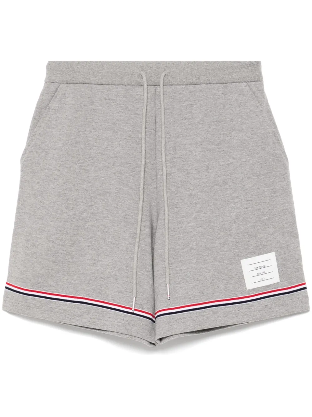 

Шорты средней посадки THOM BROWNE, серый
