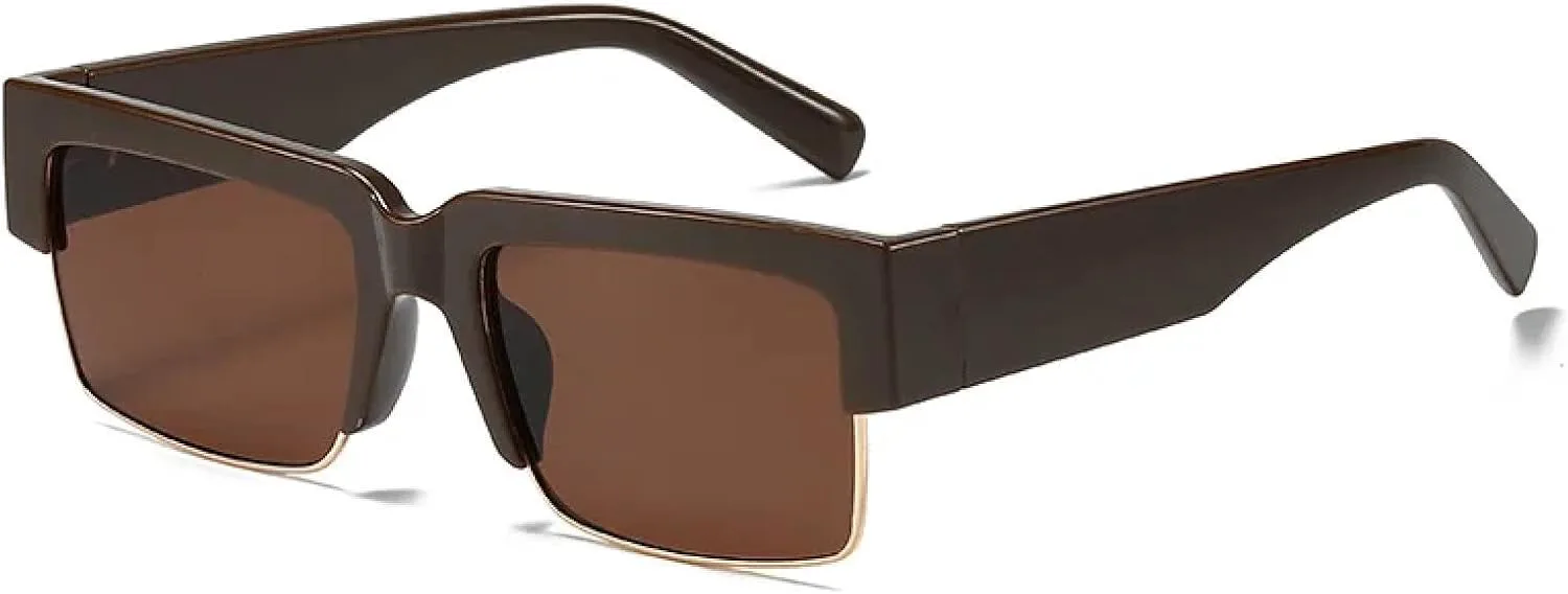 

Солнцезащитные очки с защитой UV400 | Цветные линзы | Легкая оправа | Для женщин и мужчин | Для занятий спортом на открытом воздухе и вождения DSVIGF, Tea