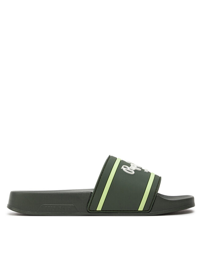 

Шлепки Pepe Jeans Slider Logo B PBS70054 Caqui, хаки