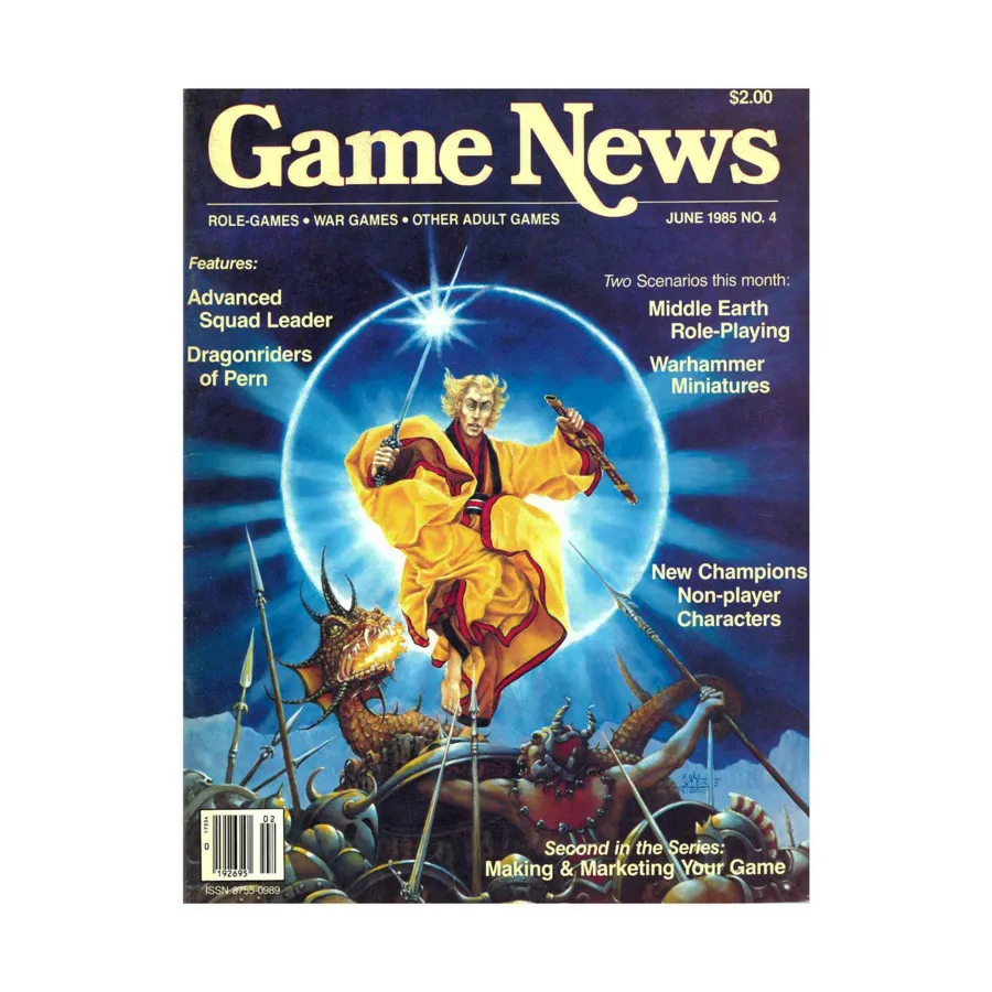 

Журнал #4 "Middle Earth Role-Playing Scenario, Warhammer Miniatures Scenario", Game News Magazine