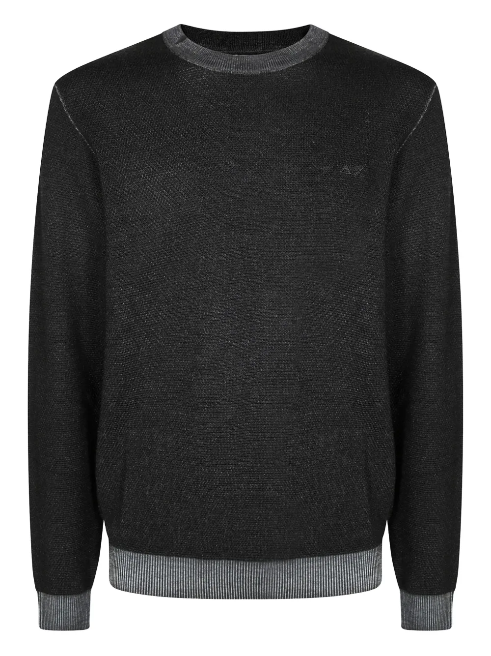 

Свитер с круглым вырезом Sun68, черный