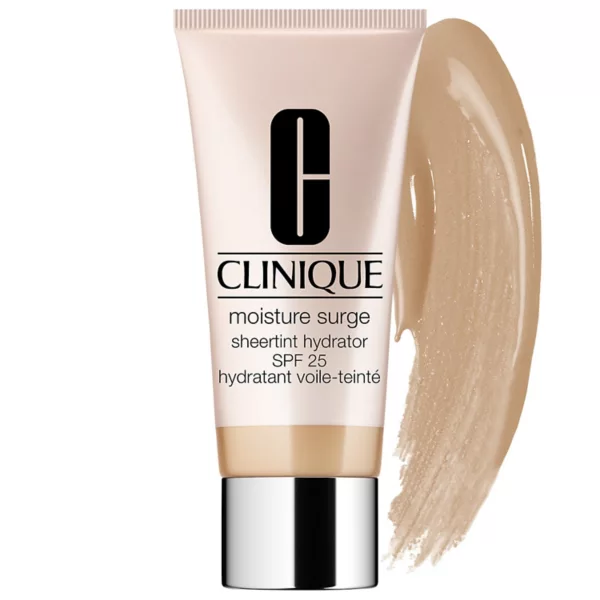 

Moisture Surge Sheertint Hydrator Wide Spectrum SPF 25 тонирующий увлажняющий крем Clinique, цвет light