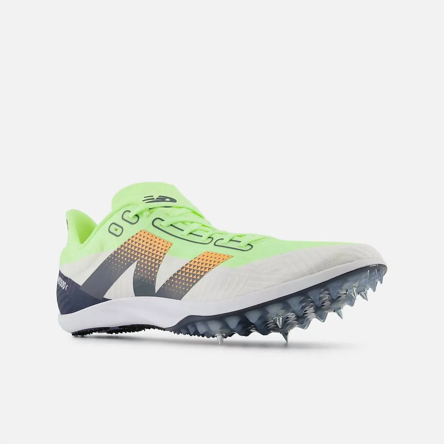 New Balance Мужские кроссовки Fuelcell MD500 V9 ​​Track Shoes зелено-серого цвета — фото 3