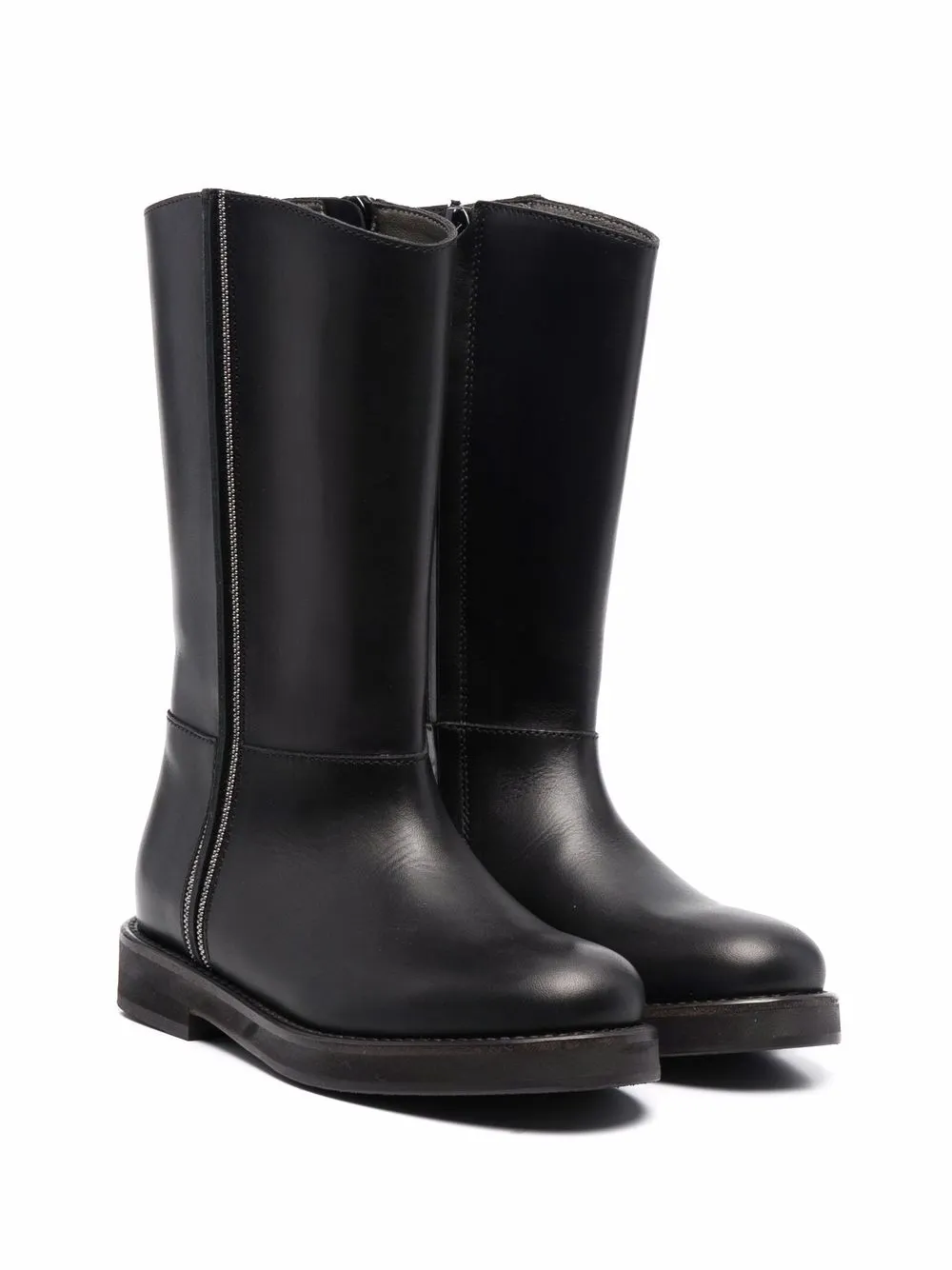 

Декорированные сапоги Brunello Cucinelli Kids, черный