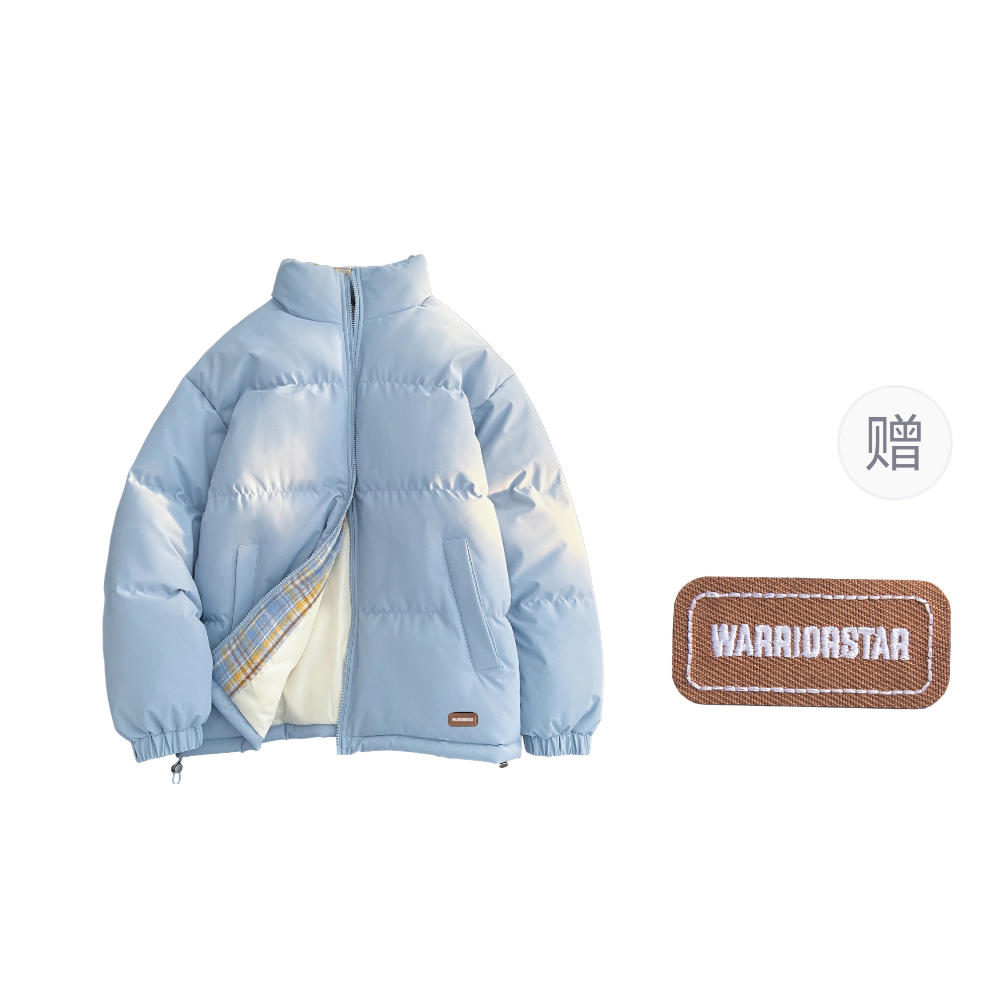 

Пуховик Unisex WARRIOR, синий