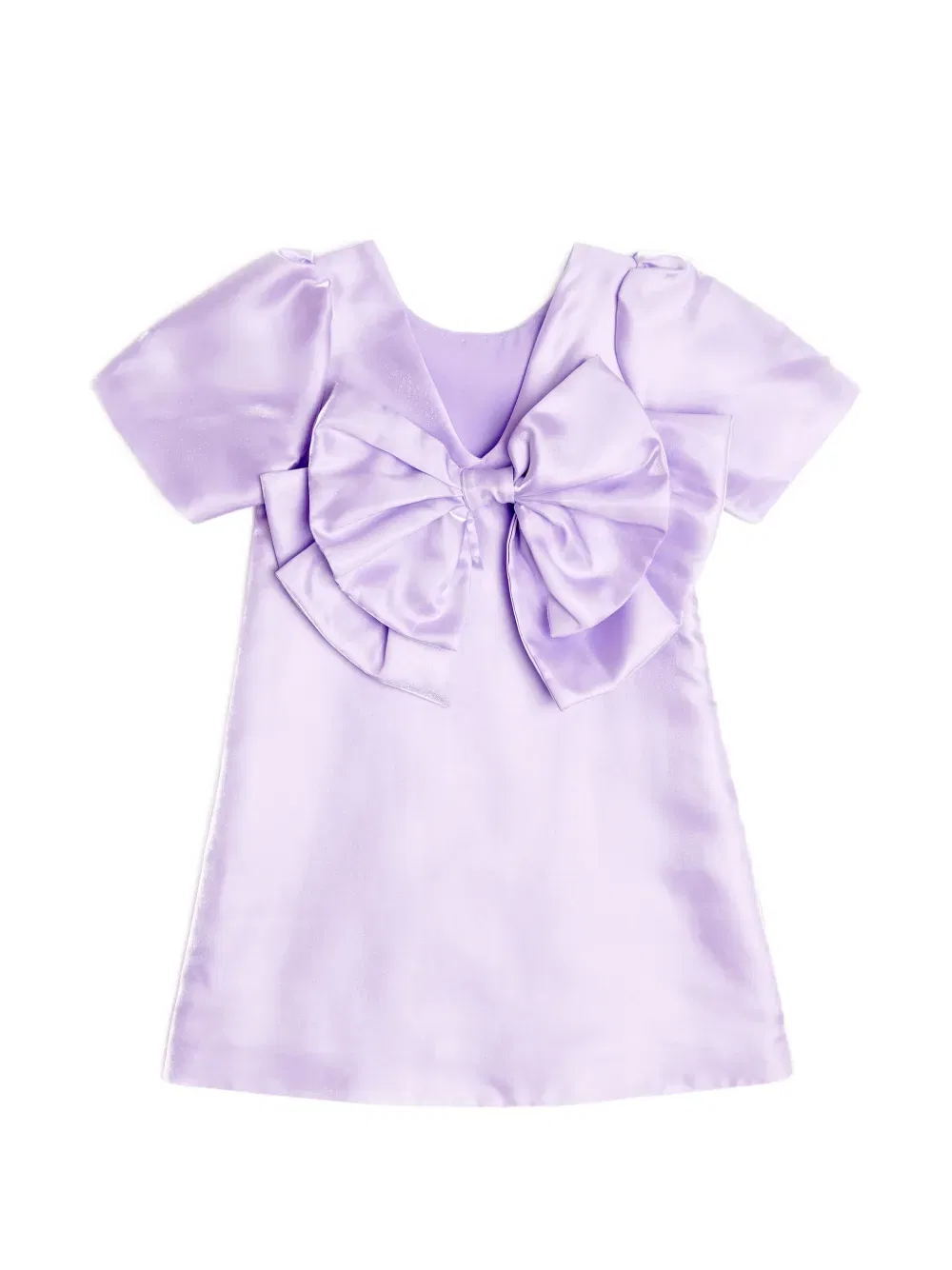 Платье, украшенное бантом Bcbg Kids, фиолетовый — фото 2
