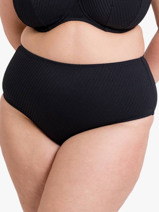 

Трусы бикини Jet Set с высокой талией Curvy Kate, Black