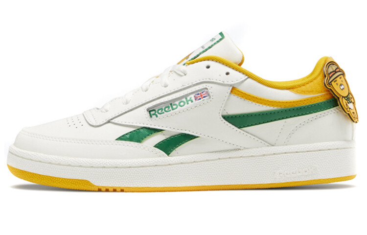 

Кроссовки Reebok Kakao X Reebok Club C Cozy Wear-Resistant Skate Shoes White Green Unisex 'White Green'
