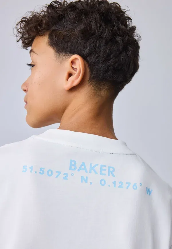 Футболка Regular fit с принтом Baker By Ted Baker, белый — фото 4