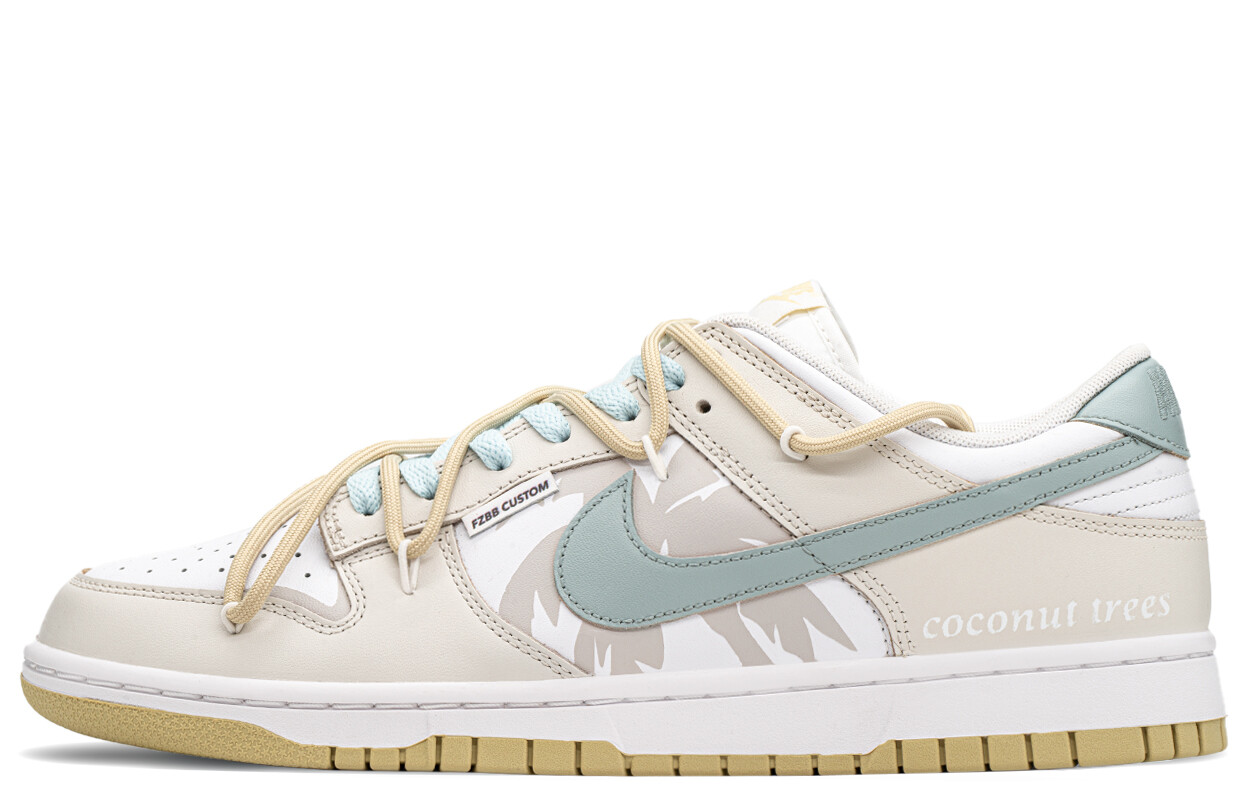 

Кроссовки Nike Dunk Skateboarding Shoes Men Low-top Yellow/green, зеленый