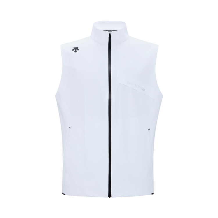 

DESCENTE Мужская жилетка для гольфа, WT-Brilliant White