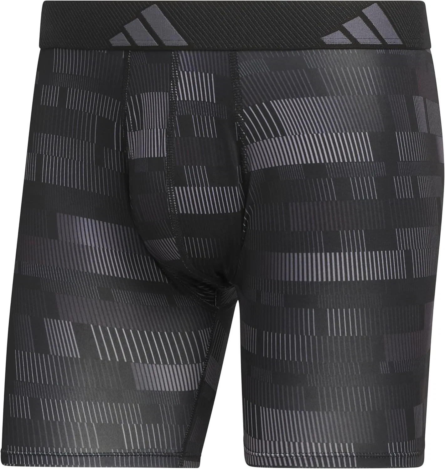 Боксеры Microfiber Boxer Briefs Adidas, серый/черный