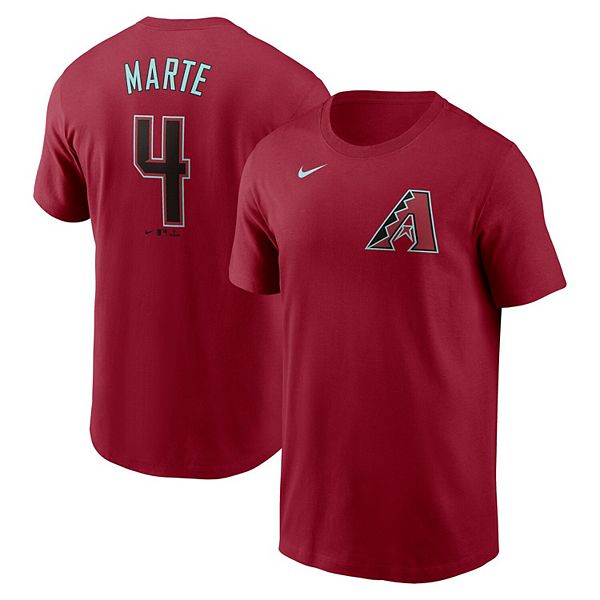 

Мужская футболка ketel marte red arizona diamondbacks с именем и номером Nike