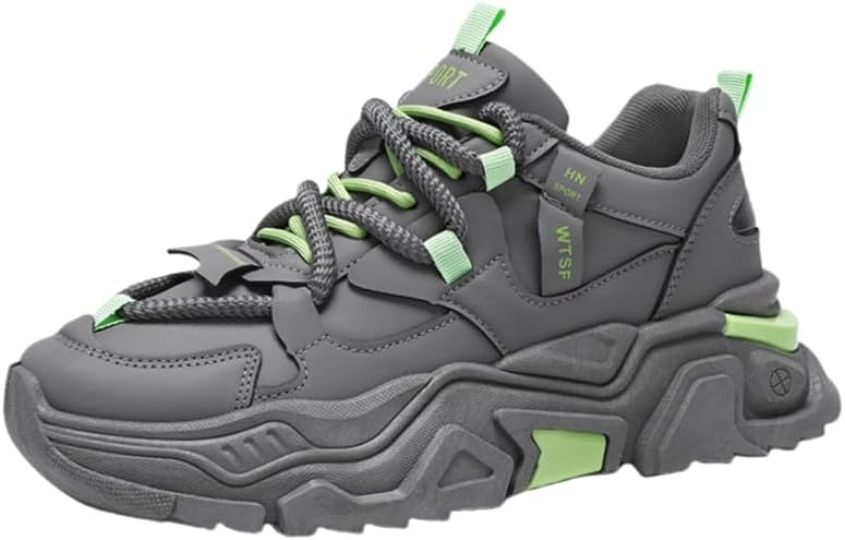 

Мужские кроссовки для осени/зимы - одобренные молодежью, противоскользящие, износостойкие кэжуал спортивные обувь для комфорта и стиля Hoalox, серый