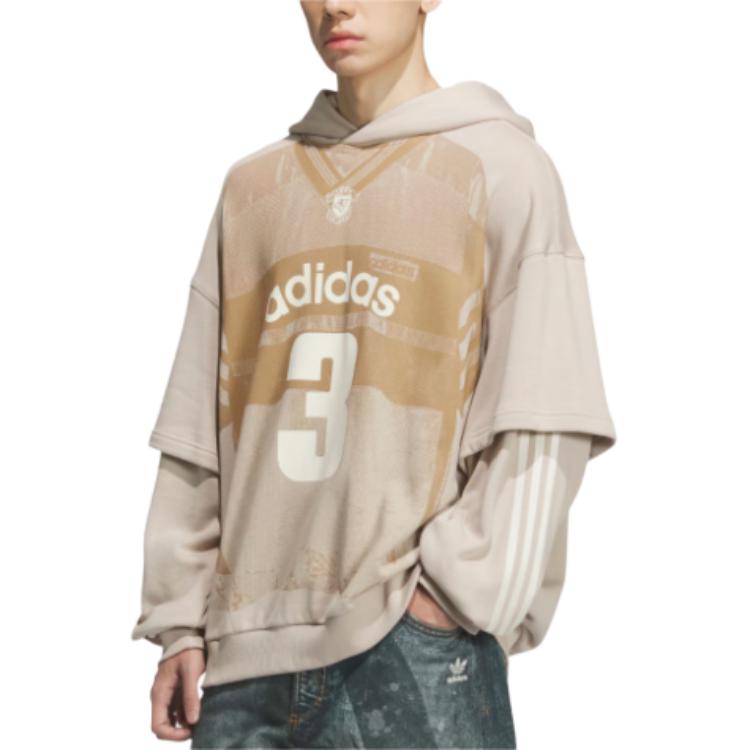 Толстовка fw25 team Adidas Originals, хаки — фото 3