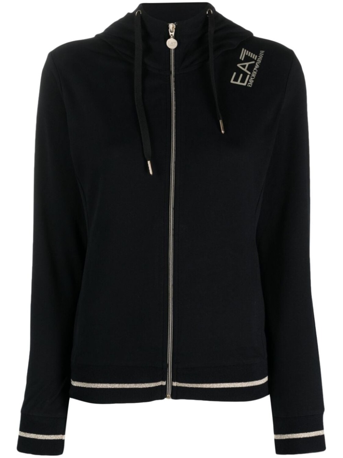 

Худи Core Lady на молнии Ea7 Emporio Armani, черный