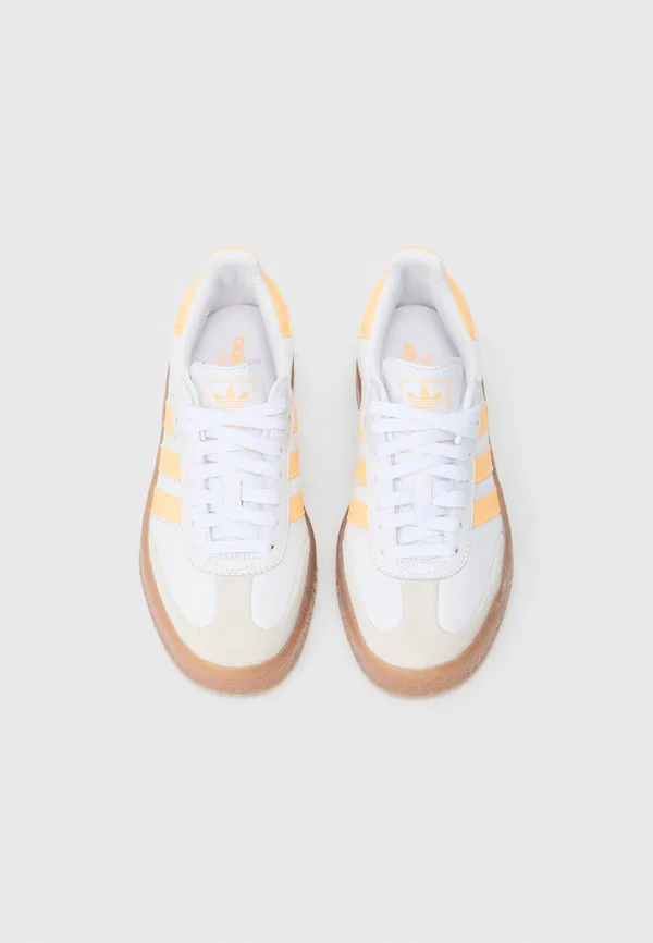 Кроссовки унисекс sambae Adidas Originals, White/Acid Orange/Gold-Coloured — фото 4