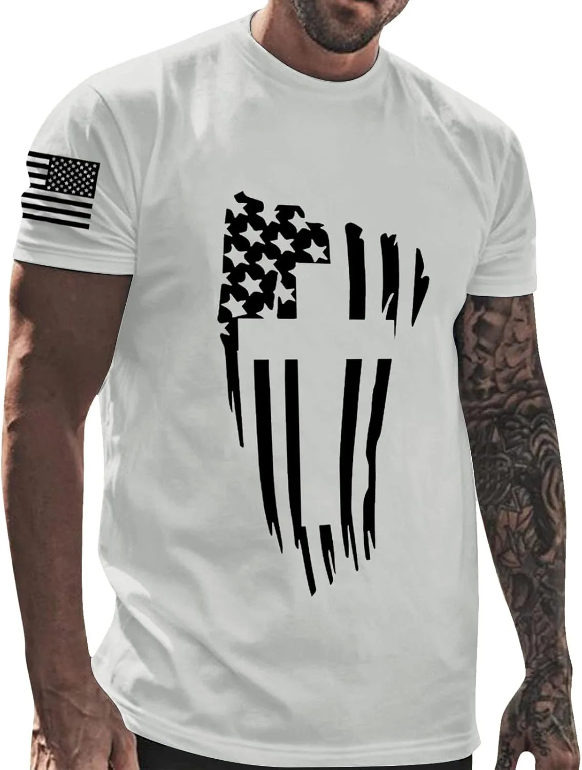 

Футболка мужская Christian Cross Print Dry Fit Moisture Wicking