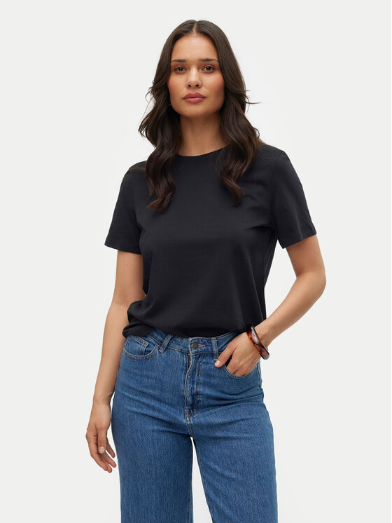 

Футболка regular fit Paulina 10316991 Vero Moda, чёрный