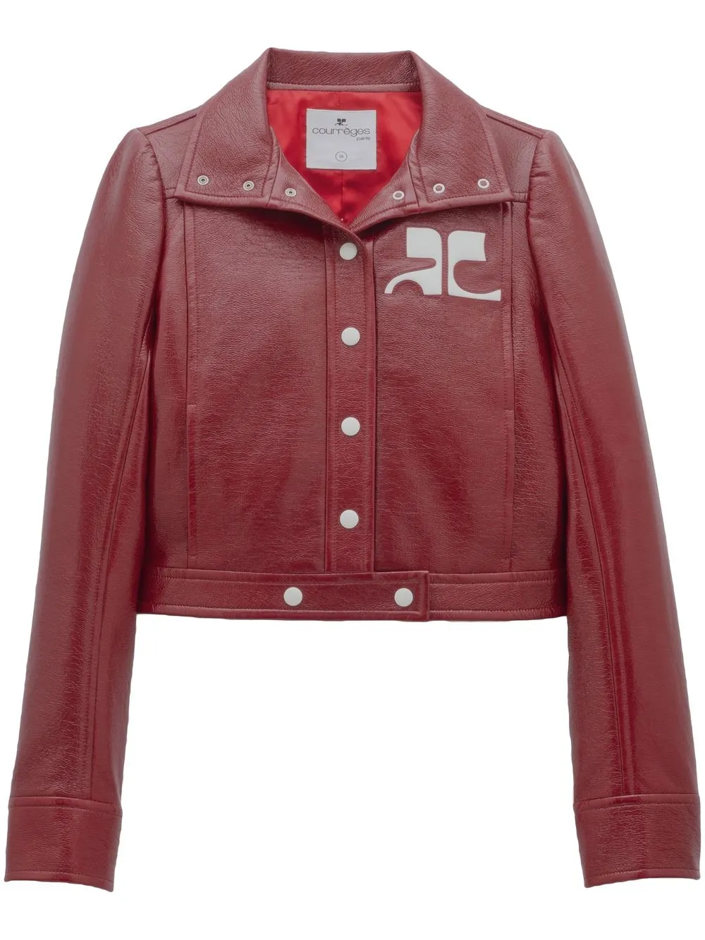 

Виниловая куртка Reedition Courrèges, красный