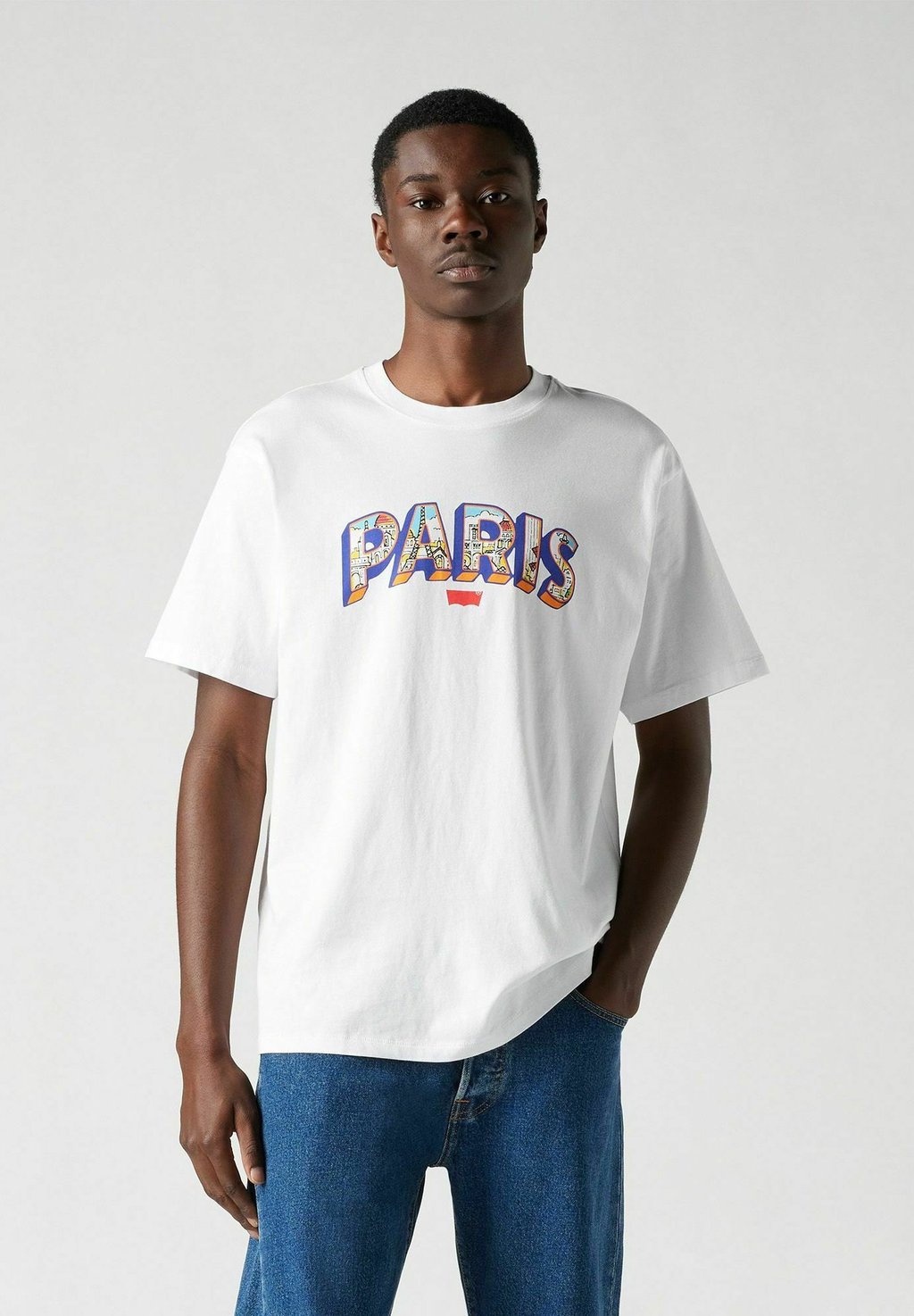 

Футболка с принтом RED TAB VINTAGE TEE Levi's, цвет Stones Throw Mineral
