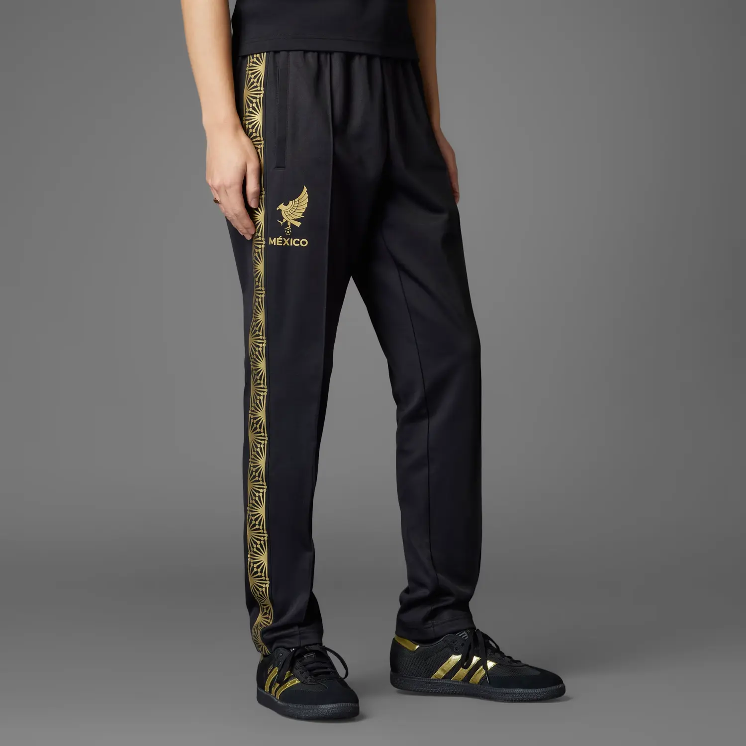 Adidas Originals Тренировочные брюки adidas mexico gold — фото 4