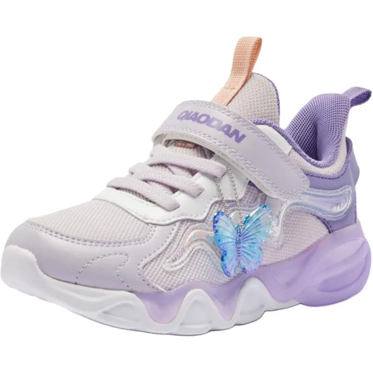 Детские повседневные кроссовки для дошкольников QIAODAN, Soft Gray Purple/Territorial Purple — фото 4