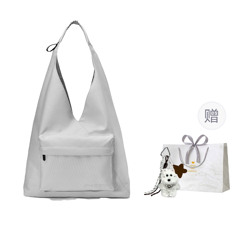 

Skechers Тканевая сумка через плечо унисекс серый лунный шар, Shopping Bag