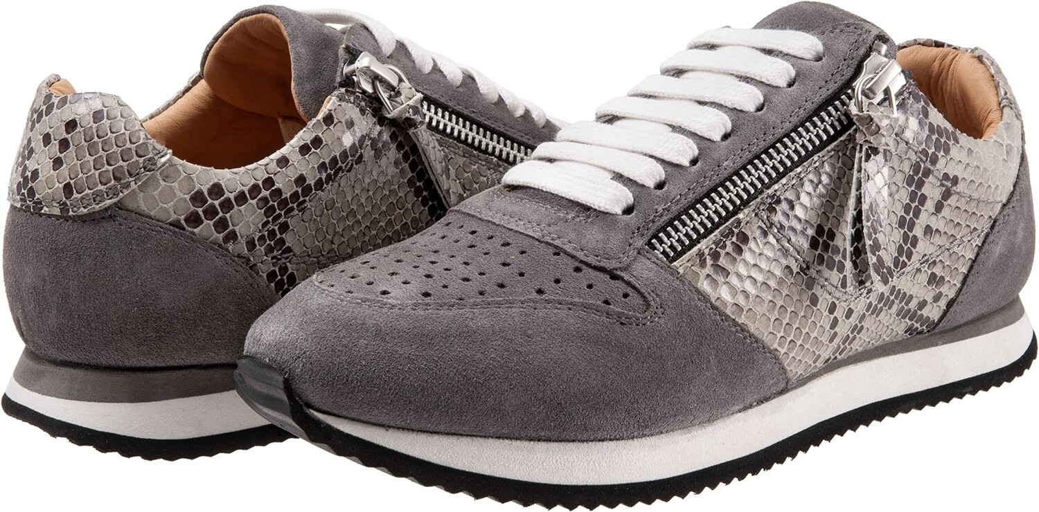 

Кроссовки Trotters Infinity, цвет Grey Suede Snake