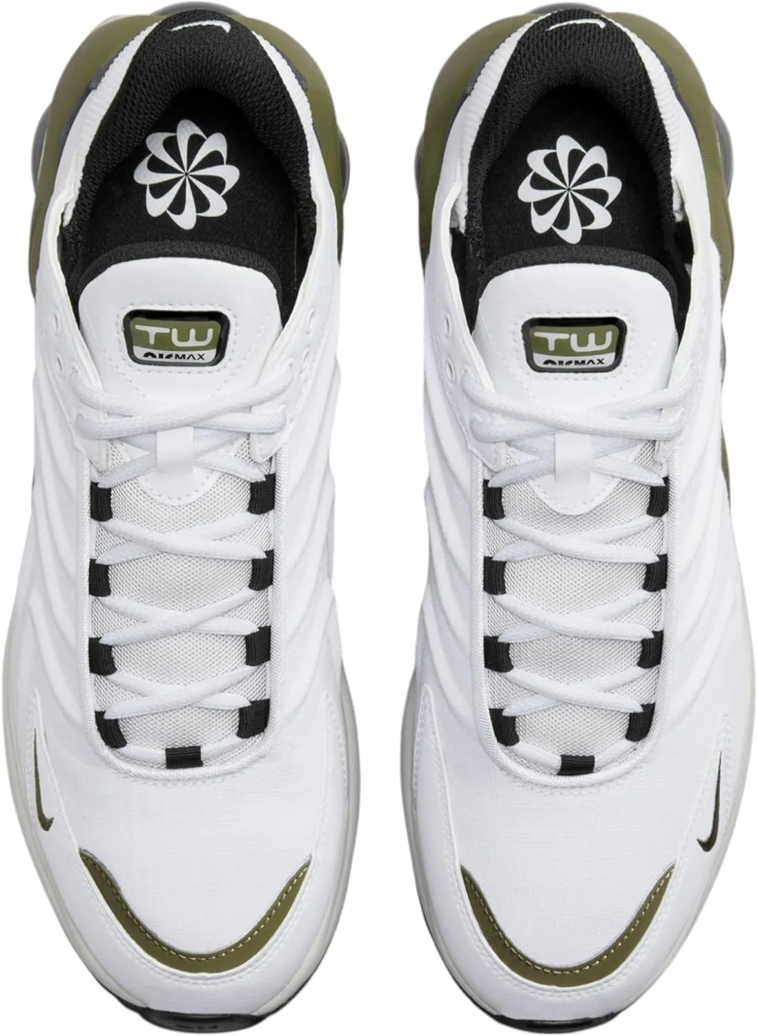 Мужские кроссовки NIKE Air Max TwSneaker, белый/черный/зеленый — фото 3