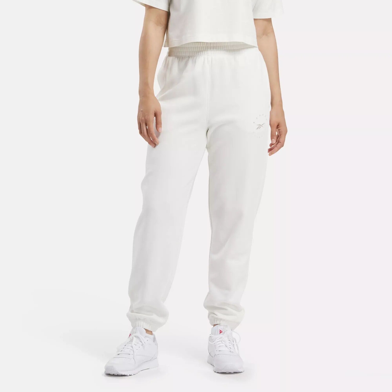 

Флисовые брюки ID Energy Reebok, белый