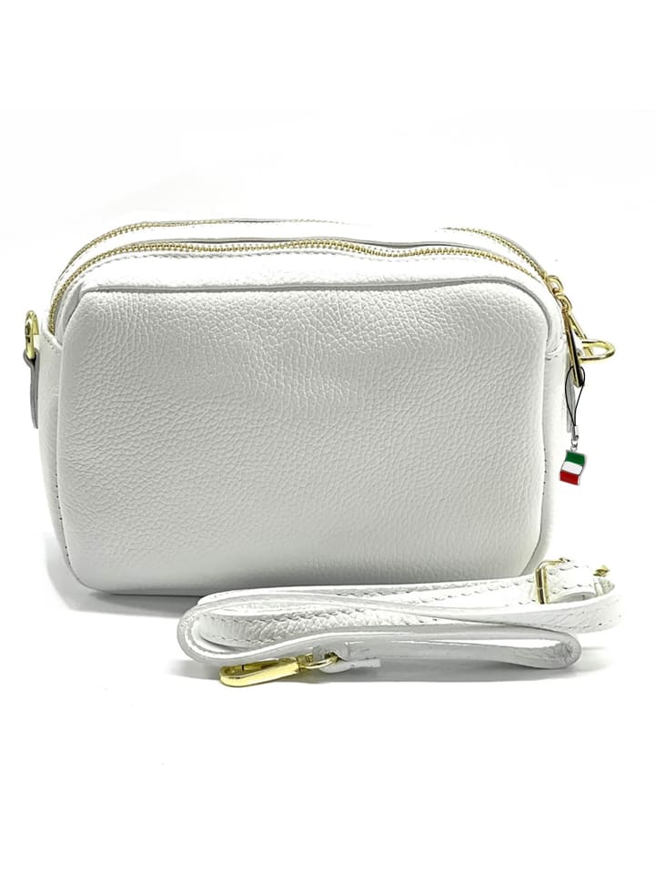 

Сумка через плечо Florence, кожа, белая, около 22 см Florence