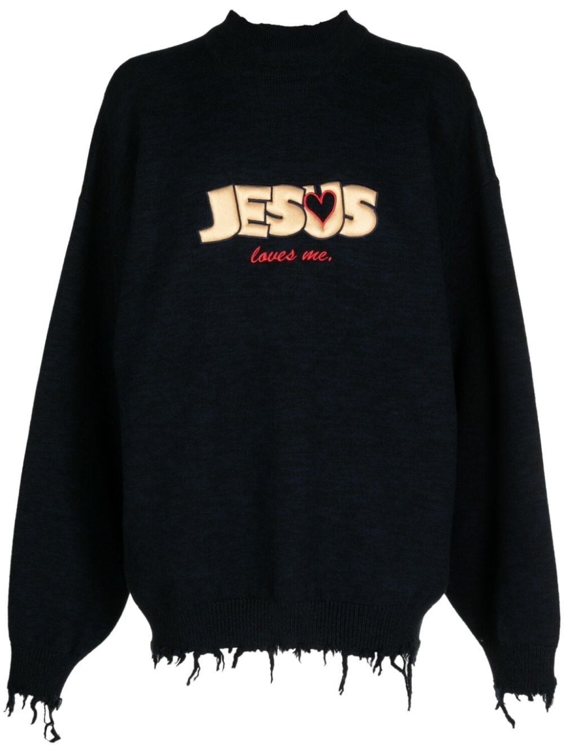 

VETEMENTS джемпер с графичным принтом, черный