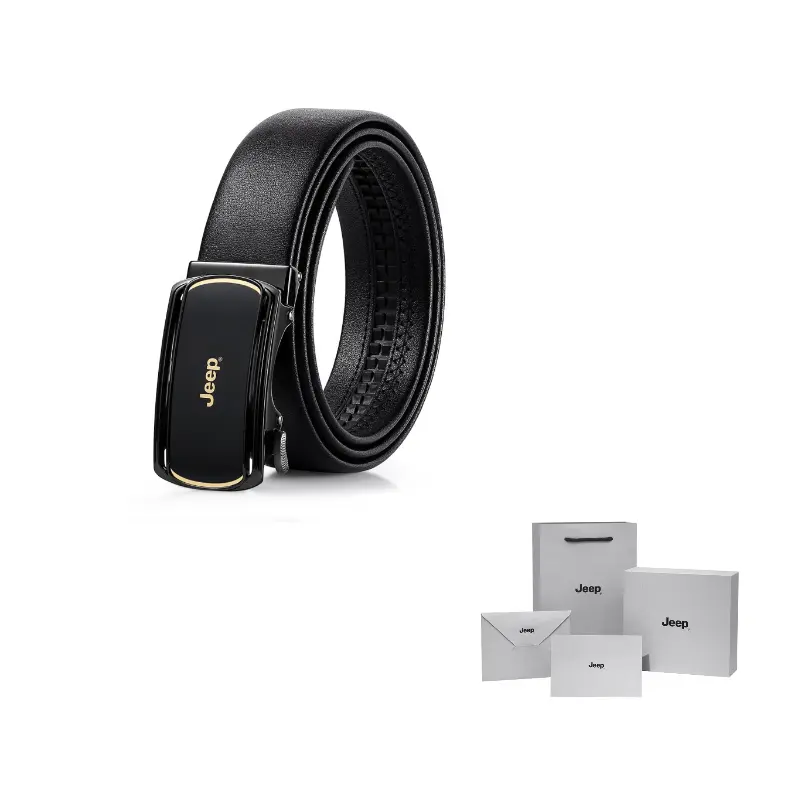 

Ремень мужской из спилка кожи с мембраной, ширина 3,5 см Jeep, черный