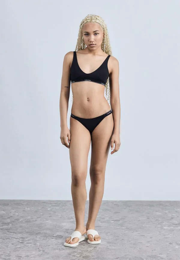 Плавки от бикини icon Calvin Klein Swimwear, Black — фото 2