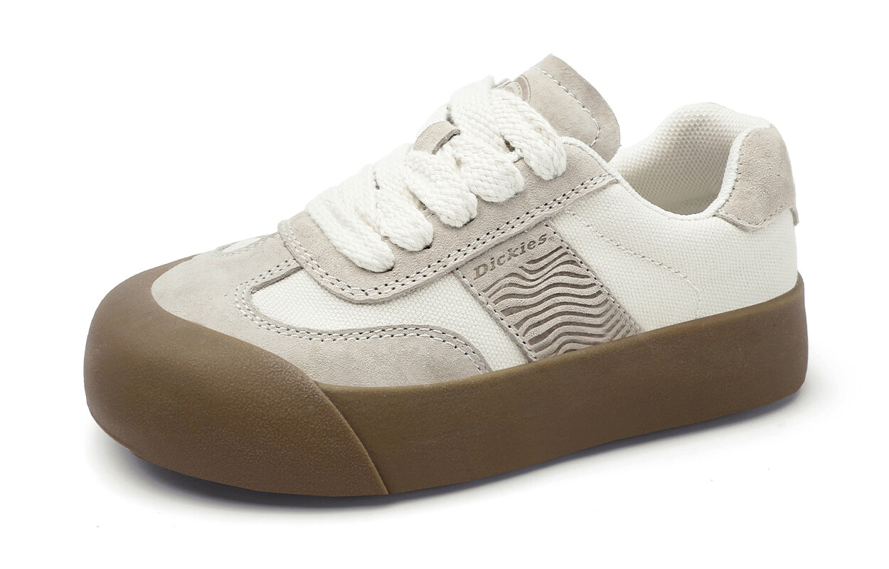 Детские кроссовки для скейтбординга PS Low-top бежевый/бежевый/бежевый Dickies, коричневый — фото 2