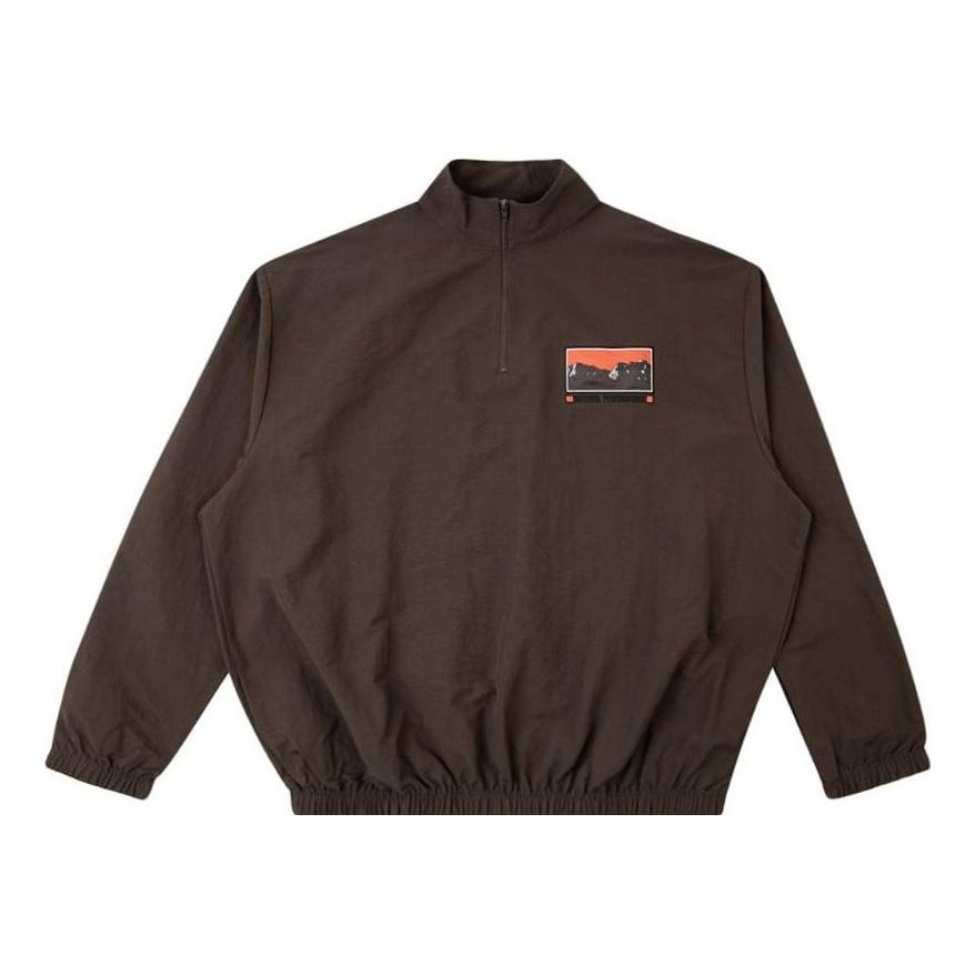 

Куртка Travis Scott Cactus Trails Half-Zip Windbreaker 'Brown', коричневый