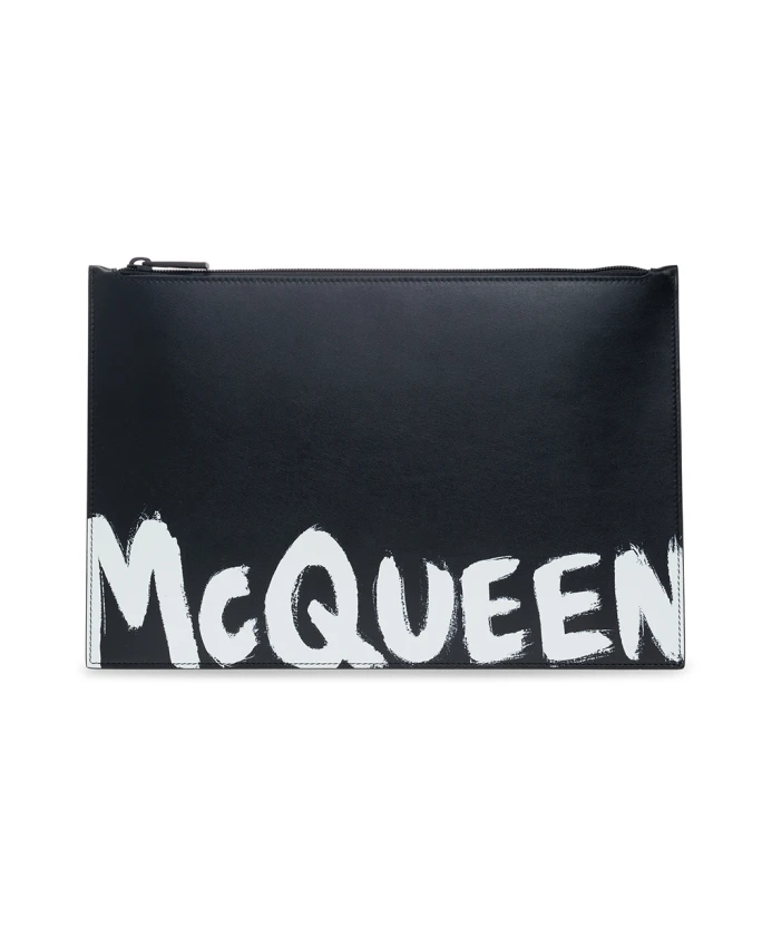 

Сумочка с логотипом Alexander Mcqueen, черный