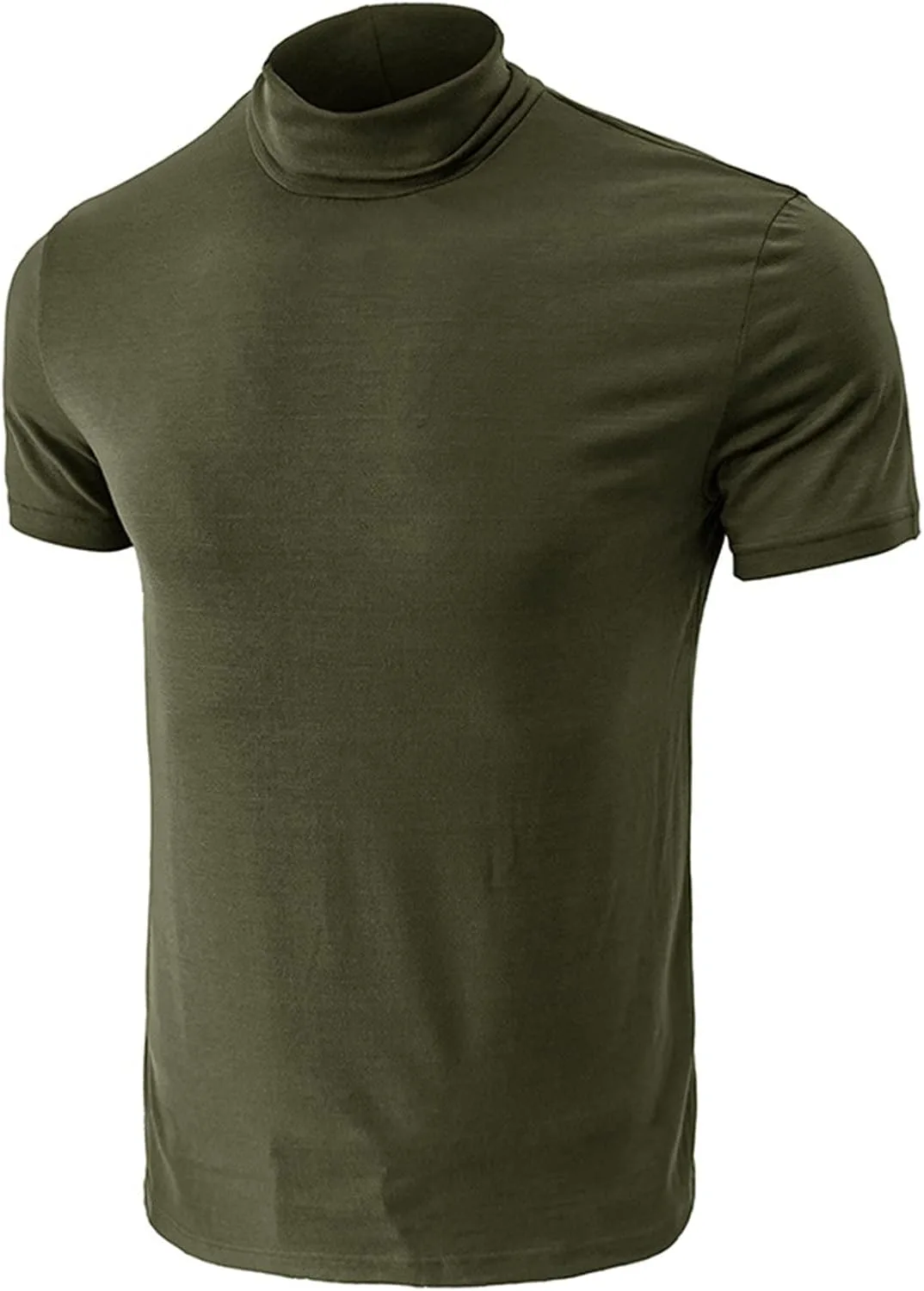 Мужская футболка с воротником-стойкой Slim Fit — фото 3