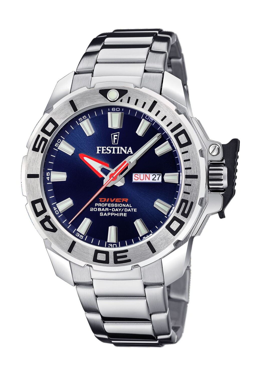 

Мужские часы Дайвер F20665 FESTINA, темно-синий