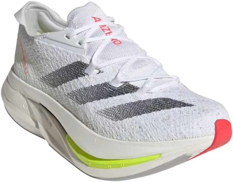 Мужские беговые кроссовки Adidas Adizero Prime 2.0 Strung - белые, белый — фото 3