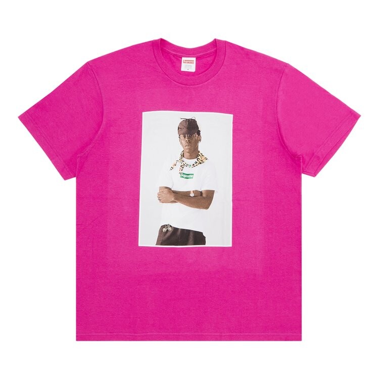 

Футболка Supreme Tyler, The Creator Tee, цвет Magenta