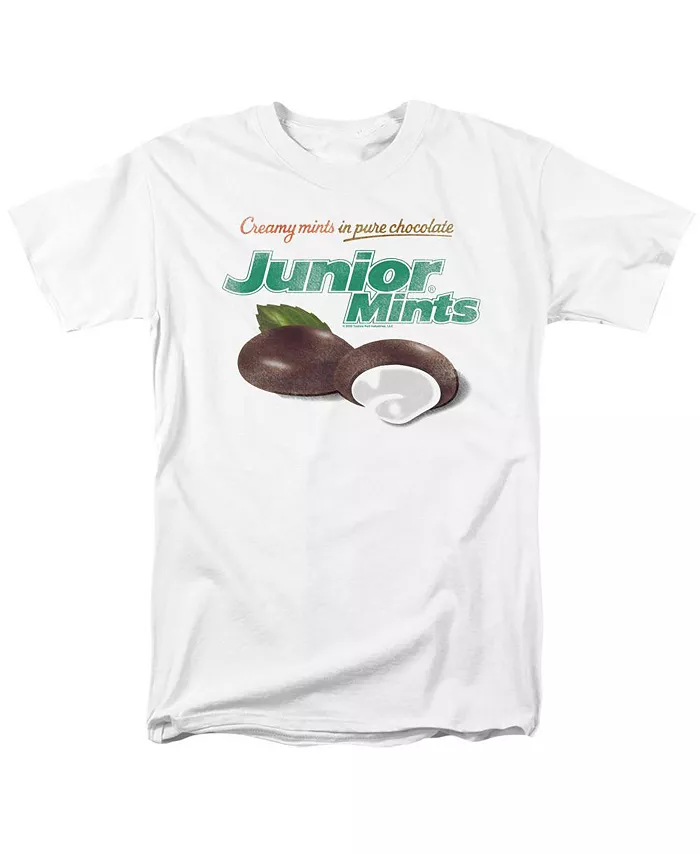 

Футболка Big & Tall JUNIOR MINTS с логотипом Tootsie Roll, белый