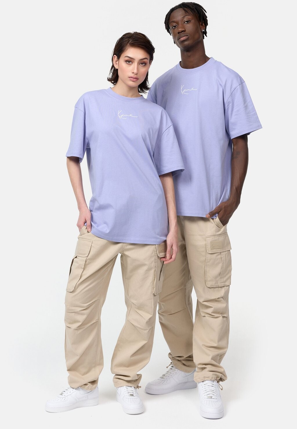 

Базовая футболка Small Signature Essential Tee Karl Kani, фиолетовая