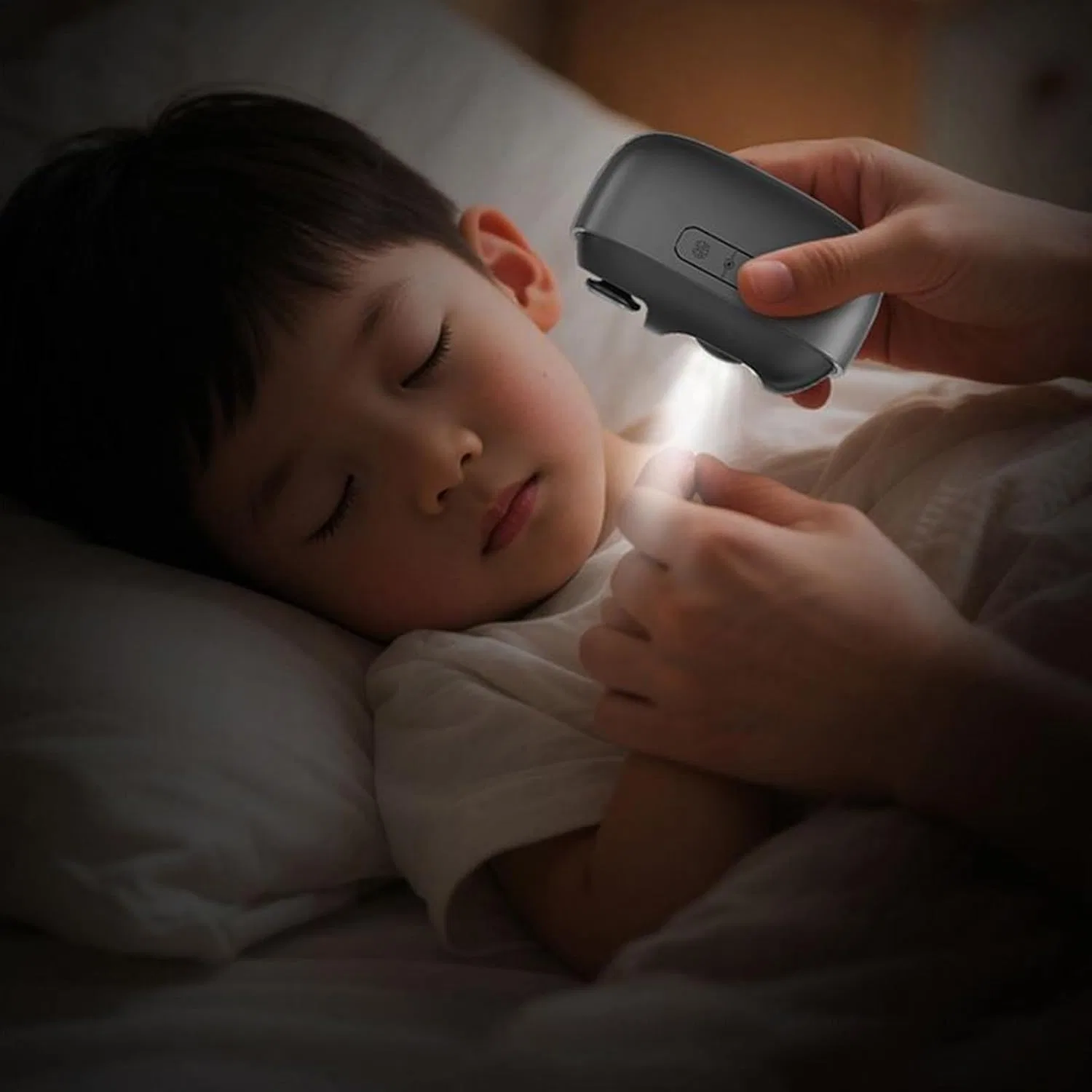 Электрический триммер для ногтей с LED-подсветкой Generisch, Gray — фото 2