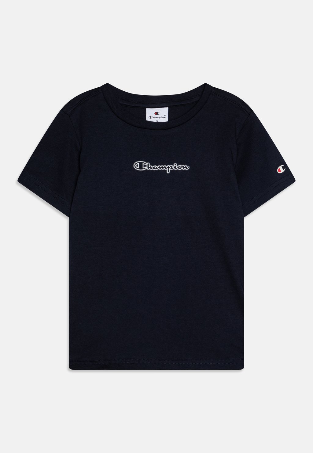 

Футболка с принтом GRAPHIC CREWNECK WITH LARGE LOGO Champion, темно-синий