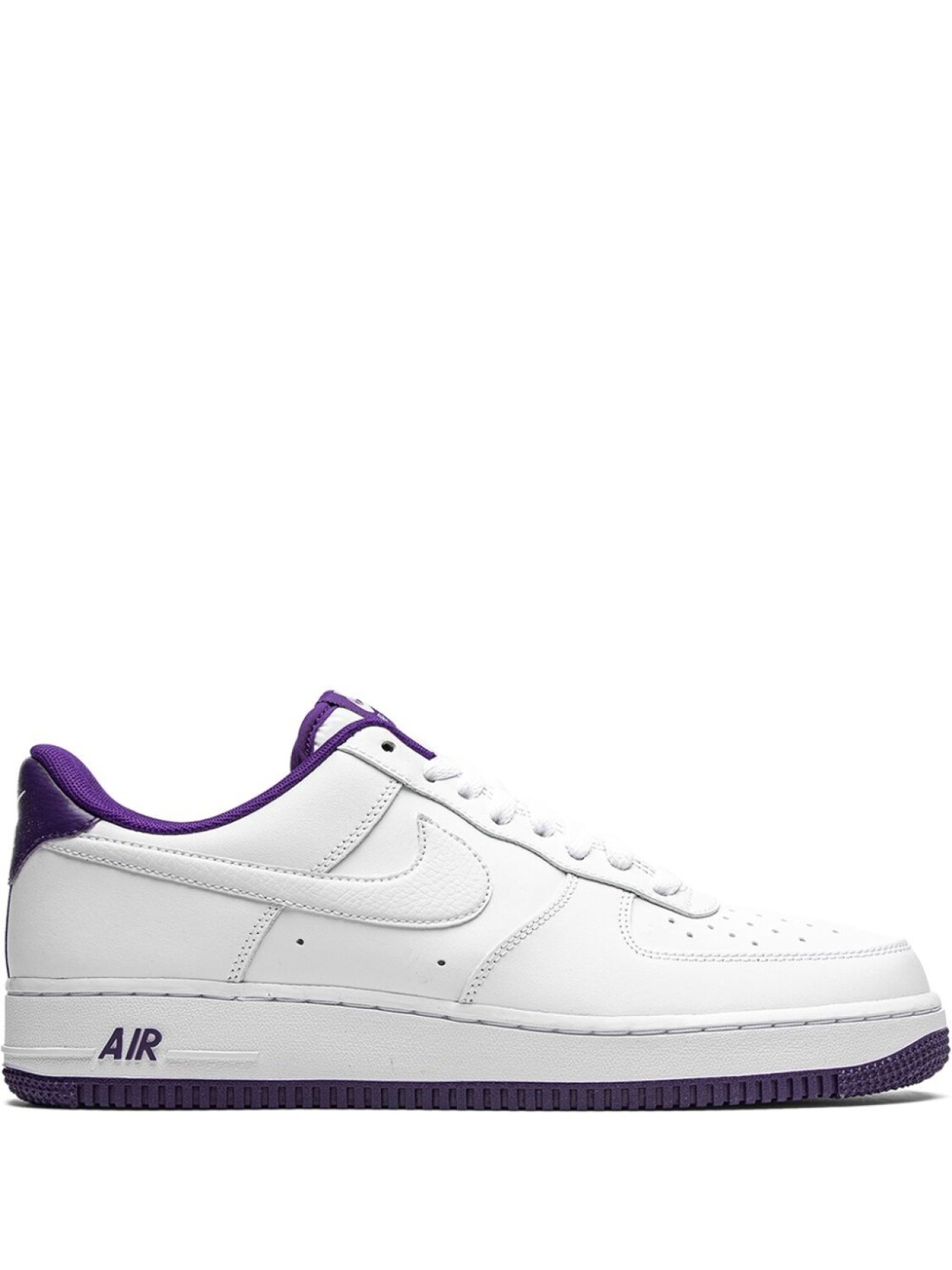 

Кроссовки Nike Air Force 1 Low, белый/темно-фиолетовый, Серый;фиолетовый, Кроссовки Nike Air Force 1 Low, белый/темно-фиолетовый
