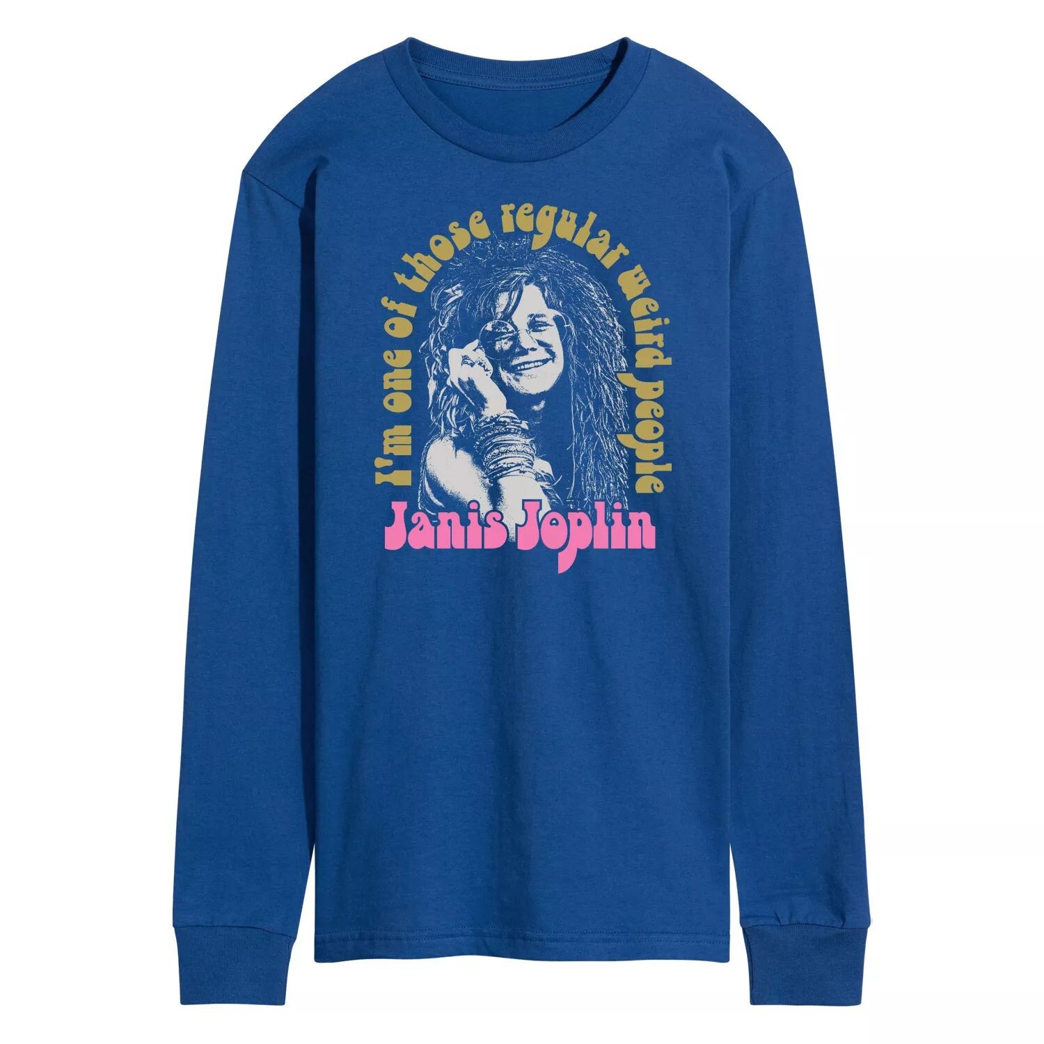 

Мужская футболка с длинными рукавами Janis Joplin Weird People Licensed Character