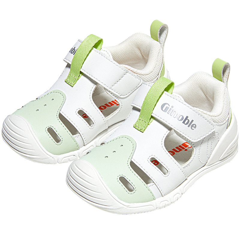 Низкие детские туфли Infant And Toddler GINOBLE, бежевый/коричневый — фото 3