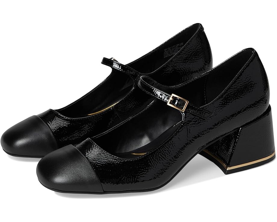 

Туфли Kenneth Cole New York Alec Mary Jane, цвет Black/Black Patent